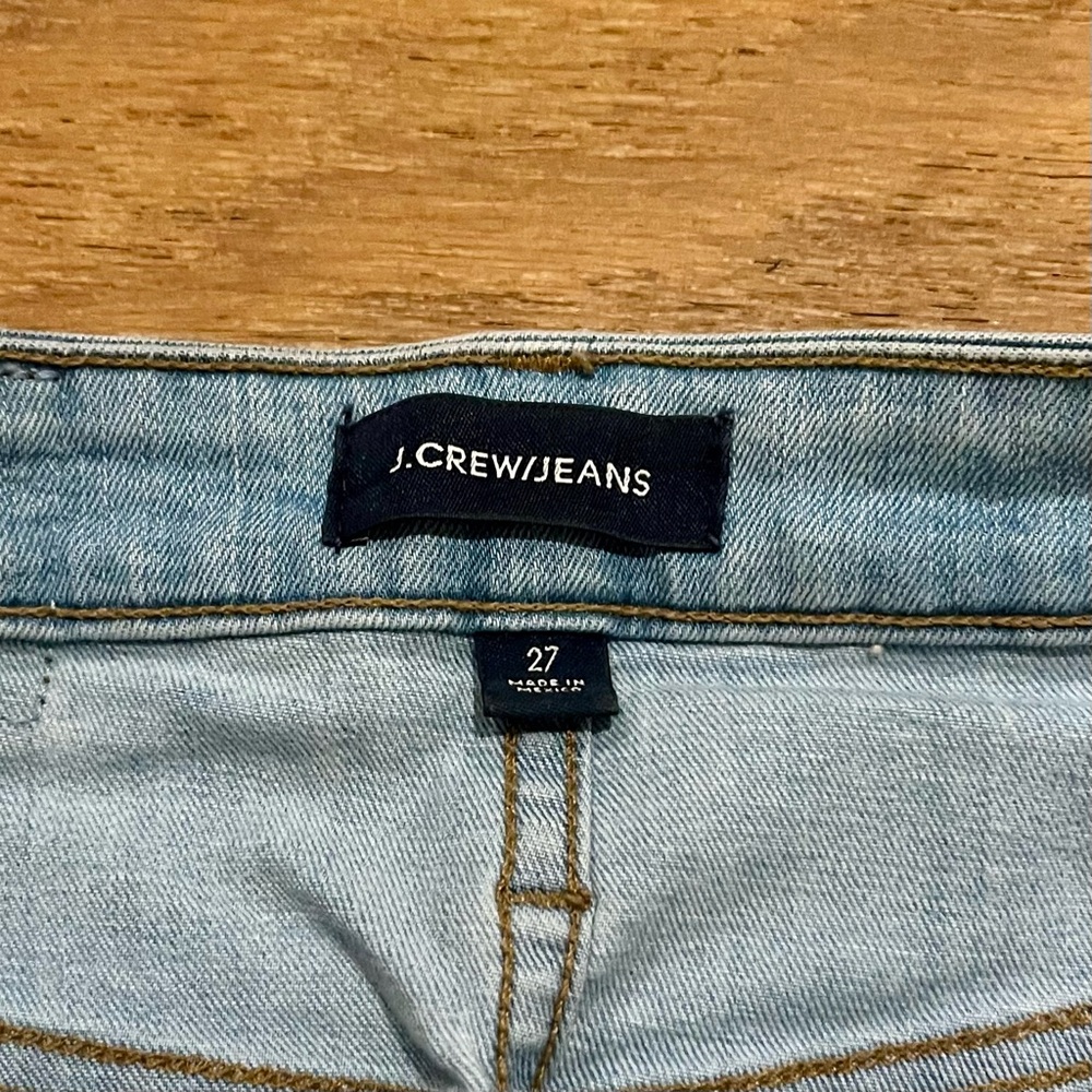 J Crew Jeans Curvy Boot Crop Light Wash size 27 - Picture 6 of 11